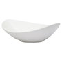 Avet Bol Oval 23x15 cm Plain White (6 Unidades) Apto Microondas y Lavavajillas Alta Resistencia